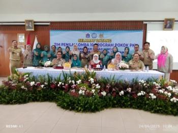 Tim PKK Jakarta Selatan Lakukan Penilaian Lomba 10 Program Pokok PKK di Kecamatan Pasar Minggu